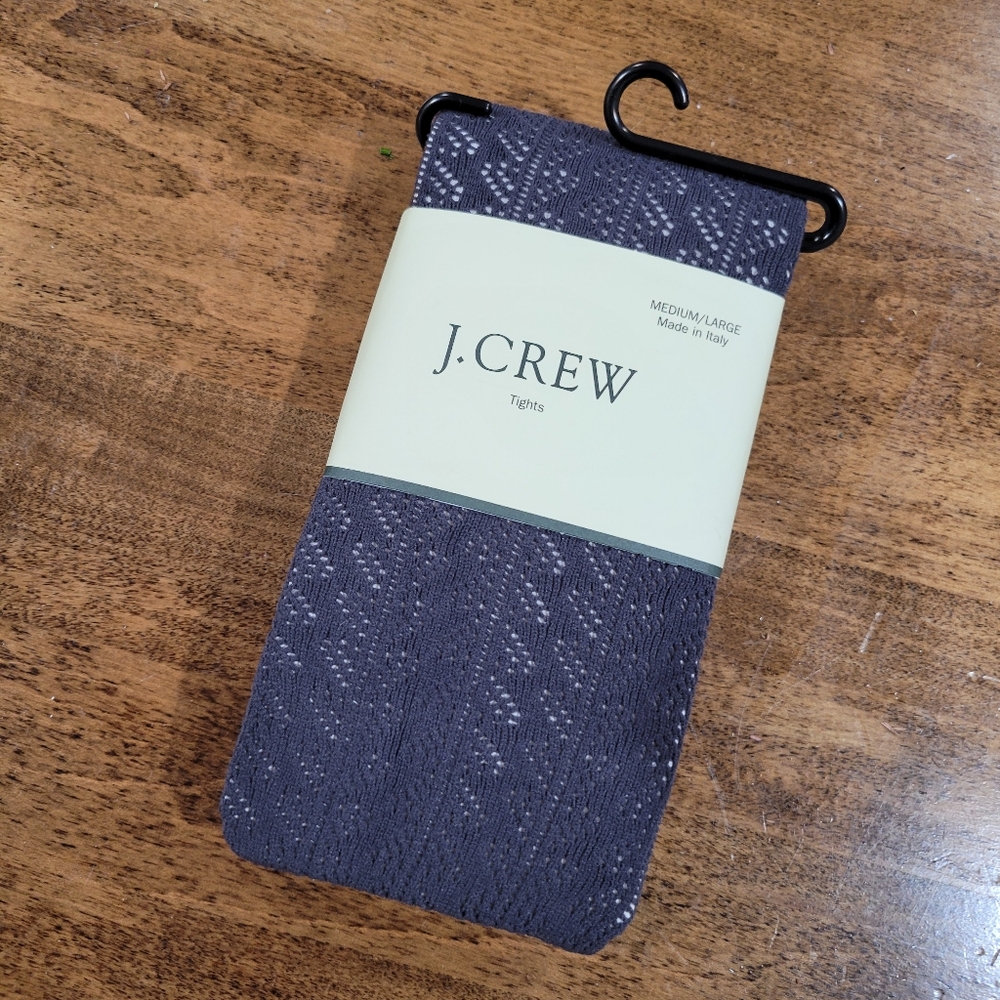 J. Crew Tights Woven Size M/L Women's Gray